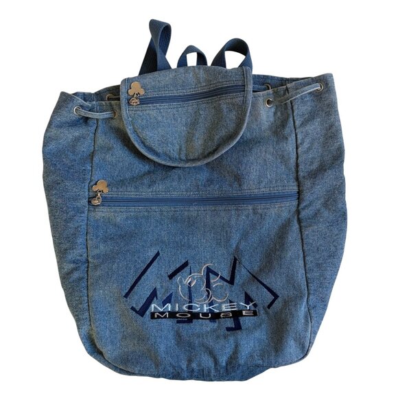 Walt Disney World Vintage Mickey Mouse Denim Backpack main image 5